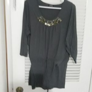Apt 9 Beaded tunic size large